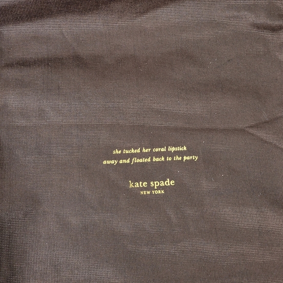 Kate Spade Two-Tone Gray Pink Tote Bag Purse With Dust Bag - Picture 2 of 12